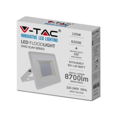 Naświetlacz V-TAC SKU215969 VT-40101 6500K 100W 87