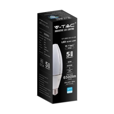 Żarówka V-TAC SKU21188 VT-260 6500K 60W 6500lm