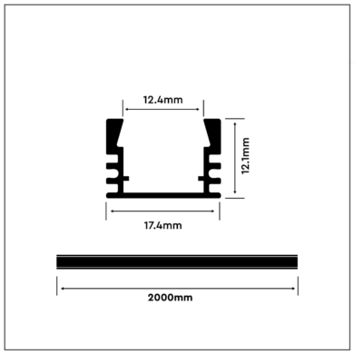 Profil V-TAC SKU3358 VT-8116