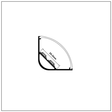 Profil V-TAC SKU3363 VT-8105