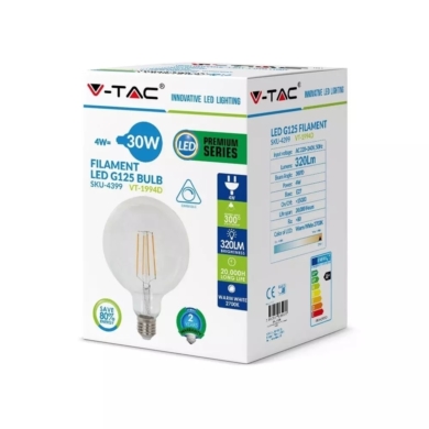 Żarówka V-TAC SKU4399 VT-1994D 2700K 4W 320lm