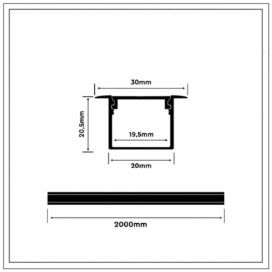 Profil V-TAC SKU3372 VT-8119