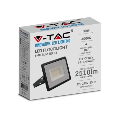Naświetlacz V-TAC SKU215954 VT-4031 6500K 30W 2510