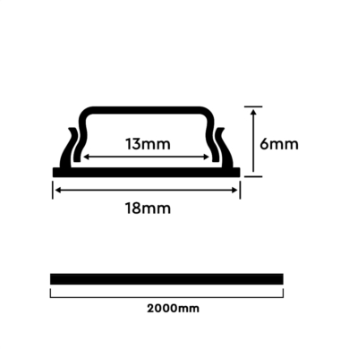 Profil V-TAC SKU2909 VT-8138