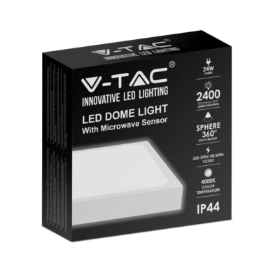 Oprawa V-TAC SKU7667 VT-8624SW-SQ 4000K 24W 2400lm