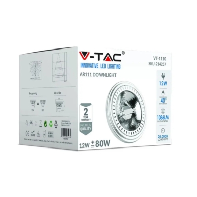 Żarówka V-TAC SKU214257 VT-1110 3000K 15W 1085lm