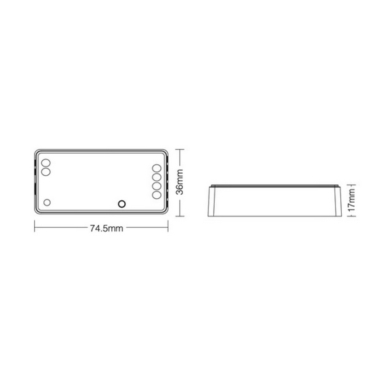 Kontroler Taśm LED MONO CCT 12A FUT035Z+ ZigBee