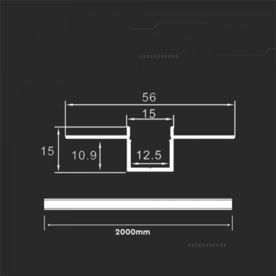 Profil V-TAC SKU23173 VT-8201