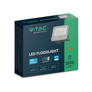 Naświetlacz V-TAC SKU23599 VT-44035 3000K 30W 2505
