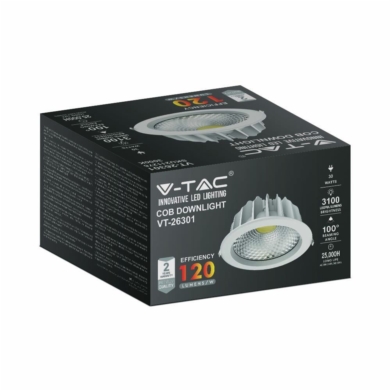 Oprawa V-TAC SKU211278 VT-26301 6000K 30W 3100lm
