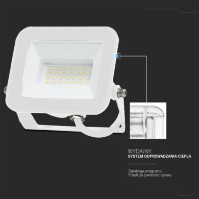Naświetlacz V-TAC SKU10025 VT-44030 6500K 30W 2505