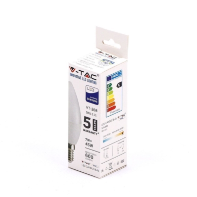 Żarówka V-TAC SKU111 VT-268 3000K 7W 600lm