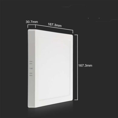 Panel V-TAC SKU10495 VT-60012 3000K 12W 1200lm