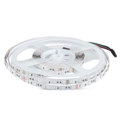 Taśma V-TAC SKU212591 VT-5050 60-IP20-10 RGB 7W