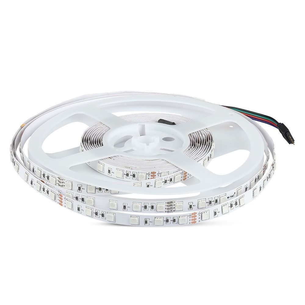 Taśma V-TAC SKU212591 VT-5050 60-IP20-10 RGB 7W