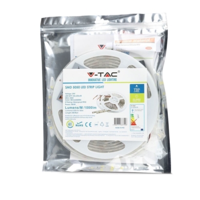 Taśma V-TAC SKU212564 VT-5050 60-IP65 6400K 10W 83