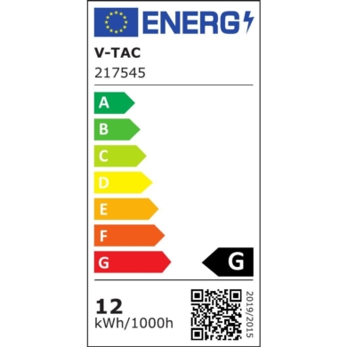 Oprawa V-TAC SKU217545 VT-857-B 4000K 12W 875lm