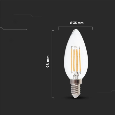 Żarówka V-TAC SKU214301 VT-1986 3000K 4W 400lm