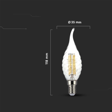 Żarówka V-TAC SKU214308 VT-1995 3000K 4W 400lm
