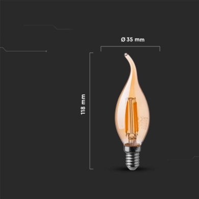 Żarówka V-TAC SKU217114 VT-1949 2200K 4W 350lm