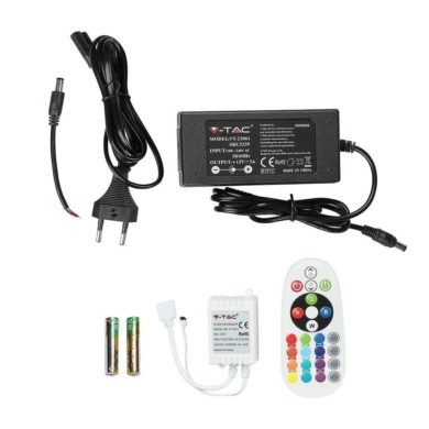 Zestaw V-TAC SKU212558 VT-5050 60 IP20-RGB Set RGB