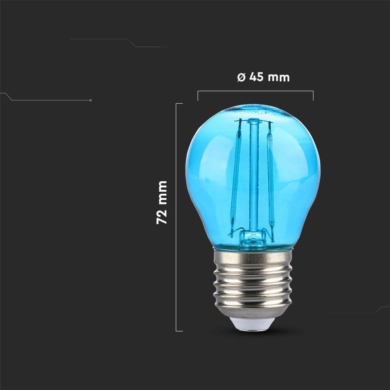 Żarówka V-TAC SKU217412 VT-2132 Kolor Niebieski 2W