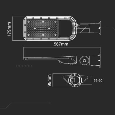 Oprawa V-TAC SKU20427 VT-139ST 6500K 100W 11000lm