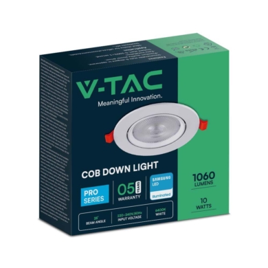Oprawa V-TAC SKU21841 VT-2-10 6500K 10W 1060lm