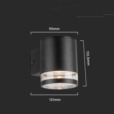 Kinkiet V-TAC SKU23012 VT-1139 3000K 1W 70lm