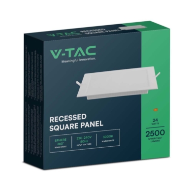 Panel V-TAC SKU10489 VT-61024 3000K 24W 2500lm