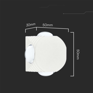 Oprawa V-TAC SKU10589 VT-2544 3000K 4W 390lm