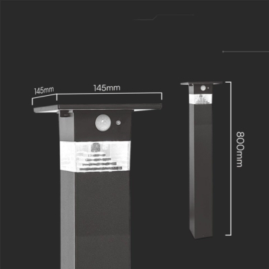 Słupek V-TAC SKU23401 VT-1170 3000K 3W 250lm