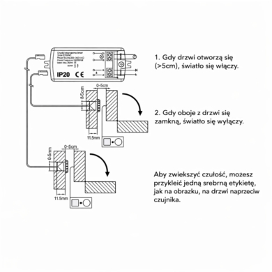 Czujnik V-TAC SKU23428 VT-81012 500w