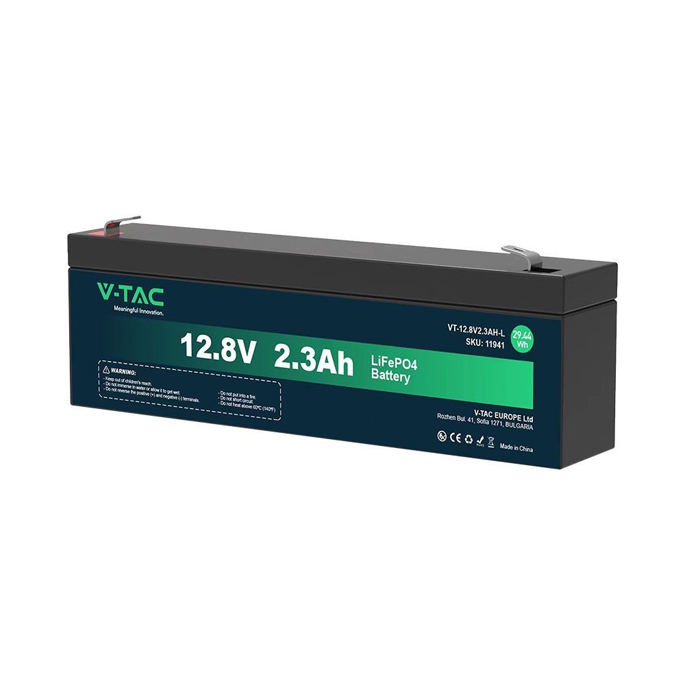 Akumulator V-TAC SKU11941 VT-12.8V 2.3AH-L