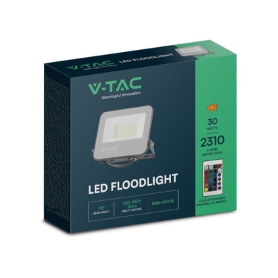Naświetlacz V-TAC SKU23462 VT-44034 RGB+6500K 30W