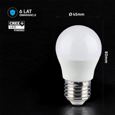 Żarówka V-TAC SKU218666 VT-290 3000K 6,5W 600lm