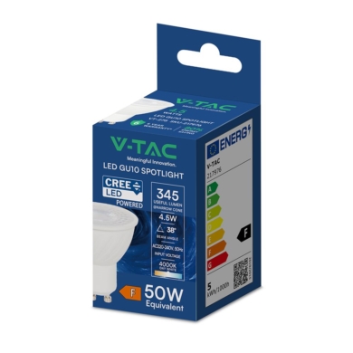 Żarówka V-TAC SKU217976 VT-275 4000K 4,5W 345lm
