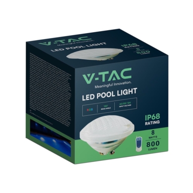 Żarówka V-TAC SKU217558 VT-1268 RGB 8W 800lm