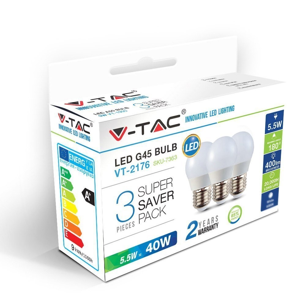 Żarówka V-TAC SKU7364 VT-2176 6400K 5,5W 470lm