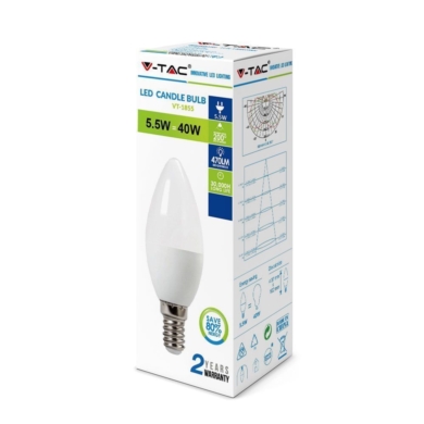 Żarówka V-TAC SKU42411 VT-1855 6400K 5,5W 470lm