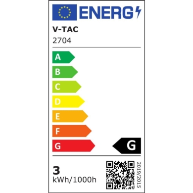 Żarówka V-TAC SKU2704 VT-2203 3000K 3W 20lm