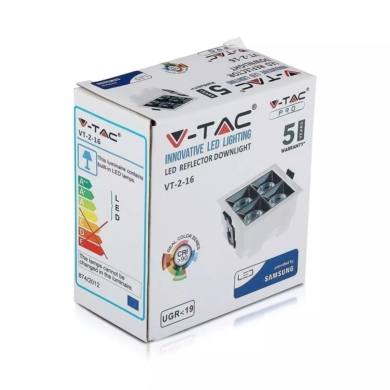 Oprawa V-TAC SKU977 VT-2-16 4000K 16W 1280lm
