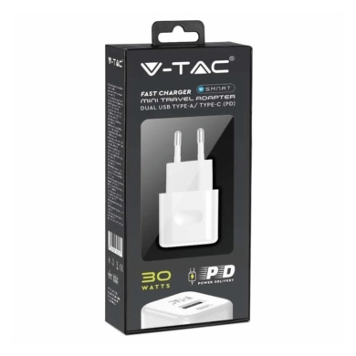 Ładowarka V-TAC SKU6680 VT-5330-W 30W