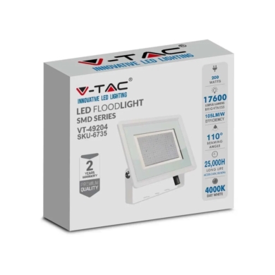 Naświetlacz V-TAC SKU6735 VT-49204 4000K 200W 1760