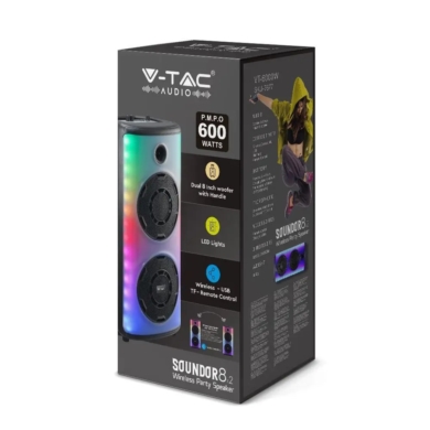 Głośnik V-TAC SKU7677 VT-6000W 600W