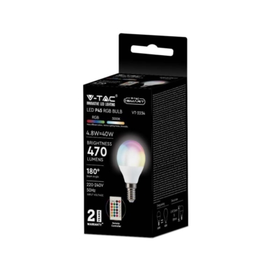 Żarówka V-TAC SKU3029 VT-2234 3000K+RGB 4,8W 470lm