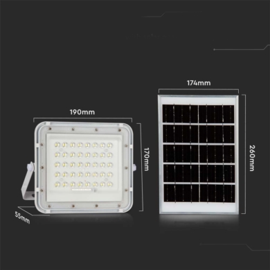 Naświetlacz V-TAC SKU7839 VT-40W-W 6400K 6W 400lm