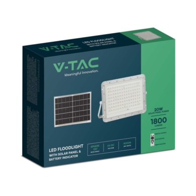 Naświetlacz V-TAC SKU7845 VT-180W-W 6400K 20W 1800