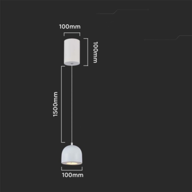 Oprawa V-TAC SKU7995 VT-7795 3000K 8,5W 850lm