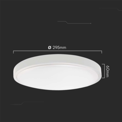 Oprawa V-TAC SKU76611 VT-8618S 6500K 18W 1830lm